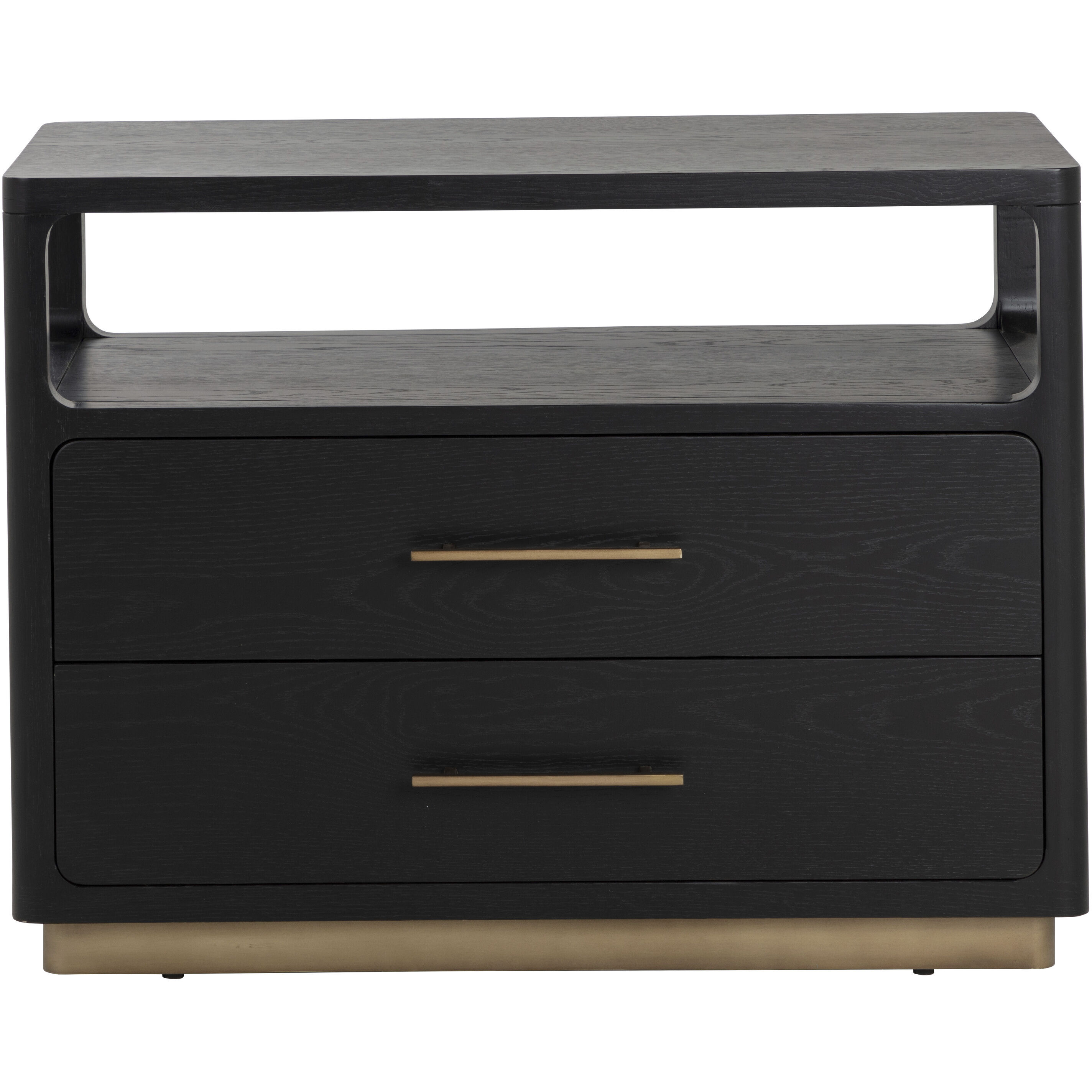 Danette 36 X 19.5 inch Black Night Stand